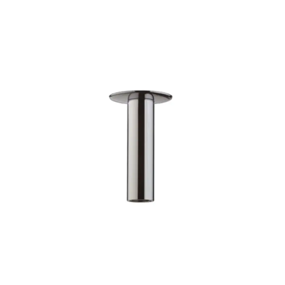 Hochwertiger Deckenanschluss in Chrom, passend für die Montage von Produkten der Marke Hansgrohe. Einfaches und funktionales Design.